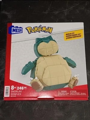 *FREE SHIP* SNORLAX DELUXE Pokemon Mega Building Brick Set - Image 1 of 4