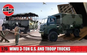 1/76 Scale WWII 3-Ton G.S. and Troop Truck - Airfix - A03306A - Bild 1 von 1