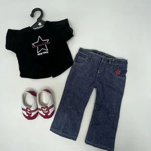 American Girl Place New York Shirt Jeans Tennisschuhe Outfit - Bild 1 von 7