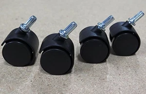 Juego de 4 ruedas giratorias de plástico carro de 3 cajones oficina almacenamiento esterilito nuevo - Imagen 1 de 3