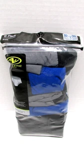 6-Pack ATHLETIC WORKS Men's 3XL Boxer Briefs Performance Stretch 9” Inseam - Picture 1 of 4