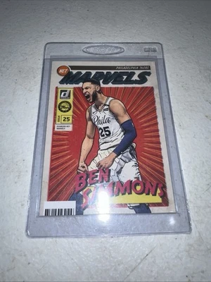 2019-20 Donruss Ben Simmons Net Marvels #14 76ers - Image 1 of 3
