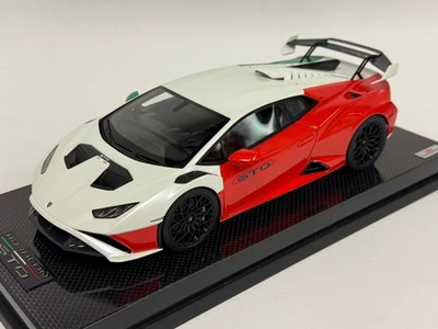 1/18 MR Collection Lamborghini huracan Sto Italiano Bandera Colección Carbono - Imagen 1 de 4