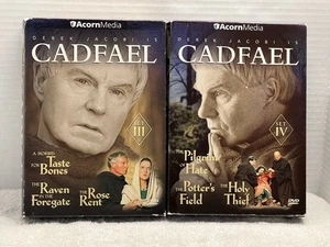 Cadfael DVD Set 3 & 4 Acorn Media 6-Discs/2 Box Sets Derek Jacob 2008 Mysteries - Foto 1 di 7