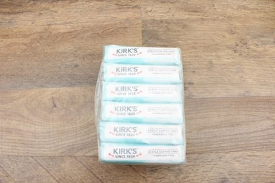 Jabón en barra Kirk's Castile jabón limpio para hombres, mujeres y niños 4 oz. (Juego de 6) Foto 1 de 4