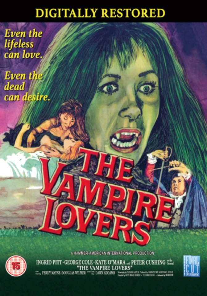 The Vampire Lovers (DVD) Ingrid Pitt Peter Cushing Charles Farrell Jon Finch - Image 1 of 1