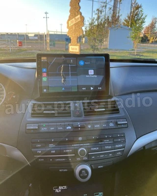 10.1" FOR HONDA ACCORD 8 2008-2013 ANDROID 13 CARPLAY CAR STEREO GPS RADIO NAVI - Image 1 of 4