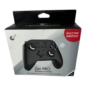 ZEN PRO Wireless Gaming Controller Nintendo Switch, PC & iOS Android Black - Picture 1 of 9