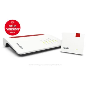 AVM FRITZ! Zestaw siatek FritzBox 7530 AX + Repeater 1200 AX WiFi 6 DSL Router WLAN - Zdjęcie 1 z 6