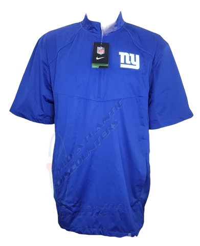 New York Giants NFL Nike On Field Short Sleeve 1/4 Zip Pullover Men’s L Blue Cover