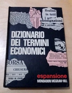 DIZIONARIO DEI TERMINI ECONOMICI - Anno 1971 - Ed Mondadori - Picture 1 of 1