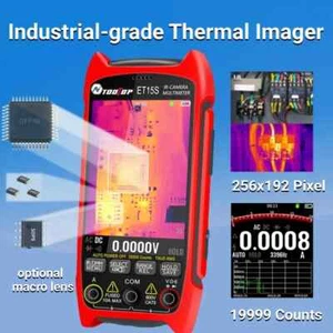 IR Thermal Imaging Camera 256*192 Digital Multimeter 2 In1 3.5Inch Screen USB PC - Picture 1 of 24
