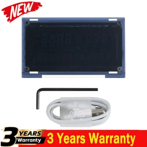 VFD Screen Clock Support Automatic Manual Brightness Adjustment Black Panel 5V - Picture 1 of 7