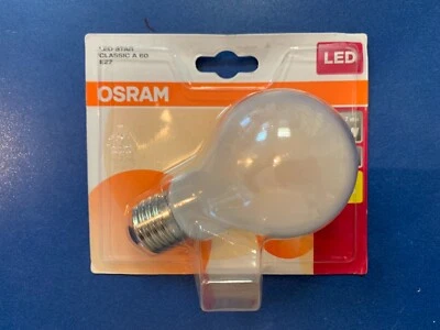OSRAM LED Star Classic A 60 Lampe E27 7W MATT Warm Weiß 2700K 806lm - Bild 1 von 4