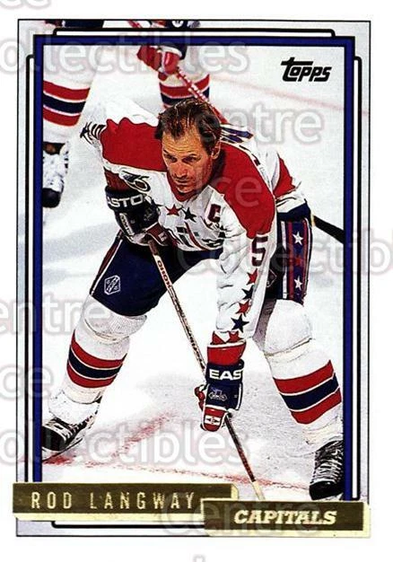 1992-93 Topps Gold #46 Rod Langway - Image 1 of 1