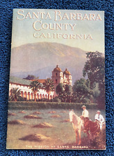 Santa Barbara County California ~ 1915 ~ 32 Pages ~ PB VG