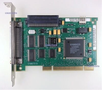 Symbios Logic SYM8751D SCSI Fast/Wide Differential PCI Adapter 90-Day Warranty - Image 1 of 2