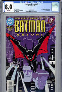Batman Beyond #1 (1999) DC CGC 8.0 White 1st Appearance of Terry McGinnis!