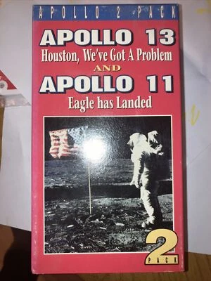 Apollo 13: Houston, Weve Got a Problem/Apollo 11: The Eagle Has Landed (VHS,... - Image 1 of 2