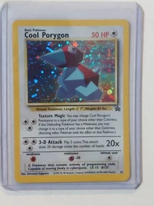 Cool Porygon #15 Holo Black Star Promo NM WOTC Vintage Pokemon Tu45 - Picture 1 of 2