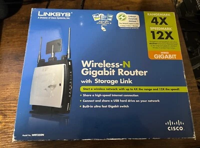 Linksys Wireless-N Gigabit Router Model WRT350N - Image 1 of 2