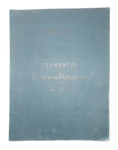 G. Schirmer’s Edition CLEMENTI Gradus Ad Parnassum Song Book - Imagen 1 de 9