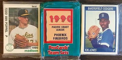 1990 Cal League SALINAS SPURS (CO-OP)  Minor League Complete  Team Set E5022419 - Image 1 of 2