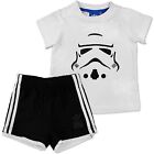 Adidas Star Wars Sturm Troops Helmet Suit Baby Toddler Boy Trousers + Shirt 74