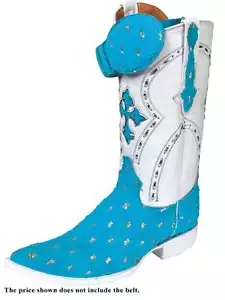 Bota Vaquera Águila Real (Spcls) Lona ID 90329 PW1 Azul - Imagen 1 de 1