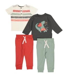MAX STUDIO Set Pantaloni Bambino Ragazzo 4pz Mix & Match Taglia 12 Mesi - Foto 1 di 2
