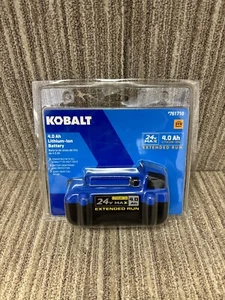*NEW* Kobalt 24V 4 Amp-Hour Lithium Power Tool Battery (761710) KB 424-03 - Picture 1 of 5