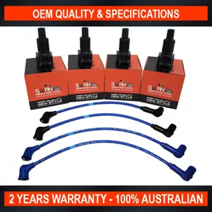 Swan Ignition Coils & Top Gun Lead Kit for Mazda RX8 1.3 Wankel 13MSP Rotary - Picture 1 of 6
