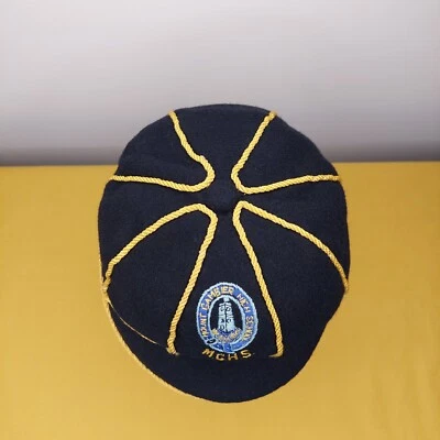 Gorra de colección Mount Gambier High School pura lana para jóvenes talla 7 rara Foto 1 de 4