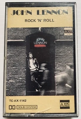 John Lennon Rock N Roll Music Cassette Tape TC-AX-1142 AXIS 1975 - Image 1 of 4