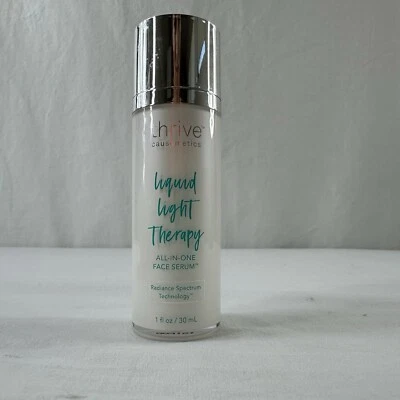 Suero facial todo en uno Thrive Causemetics Liquid Light Therapy 1 fl oz 30 ml nuevo Foto 1 de 4