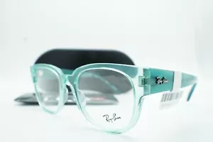 OCCHIALI AUTENTICI RAY BANS RB 7210 8202 TEAL DESIGNER 52-20 145 CON CUSTODIA - Foto 1 di 4