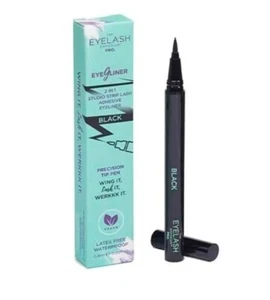 Delineador de ojos adhesivo 2 en 1 The Eyelash Emporium Emporium 0,8 ml - negro - Imagen 1 de 3