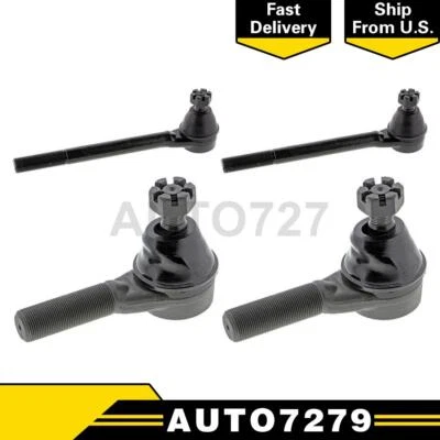 Extremo de varilla de dirección Mevotech Supreme interior delantero exterior 4X para Dodge D250 Foto 1 de 4