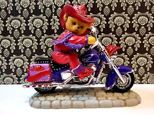 Hamilton Red Hot Mama Collection Biker Cowboy Bear - Picture 1 of 12