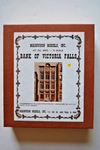 Magnuson Models M522 Bank of Victoria Falls resin structure kit, N-scale, comp. - Picture 1 of 9