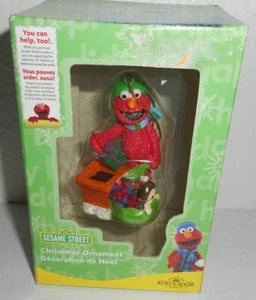 Kurt S Adler Decorazione Natalizia ELMO Sesame Street Workshop 2007 Rosso Vacanze Nuovo - Foto 1 di 7