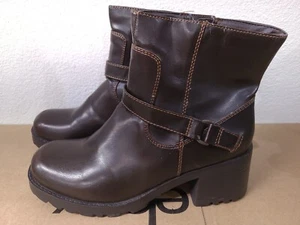 NEW Womens Mudd Olvier Size 9 Brown Vintage Chunky Boots 90s/2000 FOR COLLECTORS - Picture 1 of 9