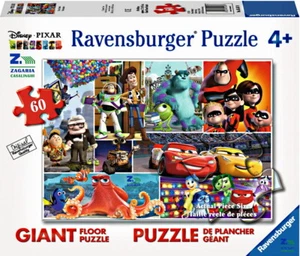 RAVENSBURGER PUZZLE PER BAMBINI 60 PEZZI AMICI PIXAR GIANT FLOOR - Foto 1 di 2