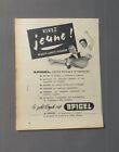 Pub Publicite Ancienne Advert Clipping 130917 / Gele Royal Apigel Vivez Jeune!