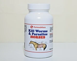 CABALLO Anti-parasitos Anti-gusanos - CABALLO mata parasitos & gusano Made USA - Picture 1 of 5