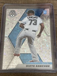 2021 Mosaic Silver Disco Variación fotográfica Sixto Sánchez radiocontrol Miami Marlins - Imagen 1 de 3
