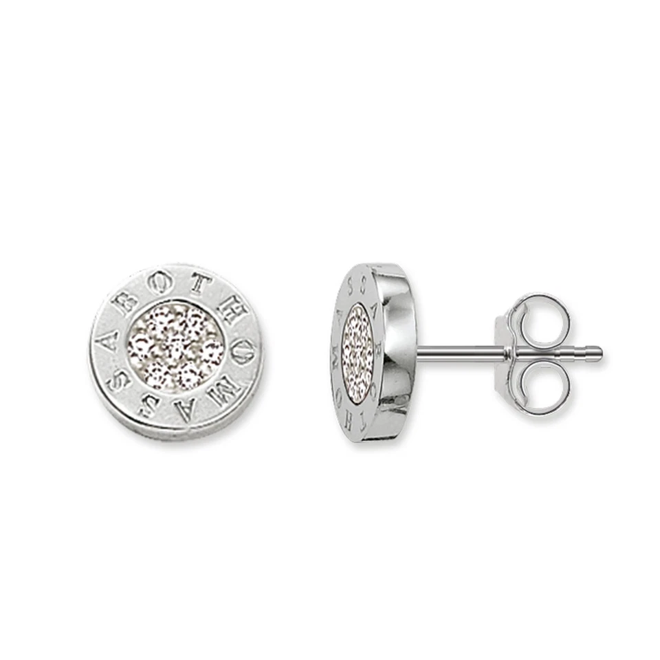 Thomas Sabo SCH150022 Ohrstecker Classic Pavé WEISS °neu°