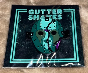 Gutter Shakes Friday The 13th Retro Jason Double Hinged Pin Rare OOP - Bild 1 von 1