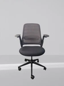 Steelcase Series 1 in New Black Fabric - Picture 1 of 4