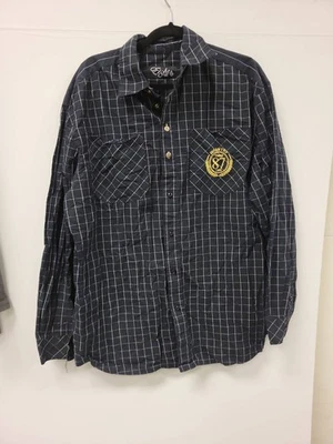 Eight 732 Infantry Three Two 87 Plaid Button Up Shirt XL Menswear Cotton - Image 1 of 4